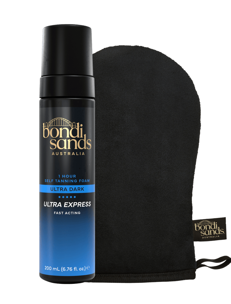 Ultra Express Tanning Foam & Mitt - Self Tan – Bondi Sands USA