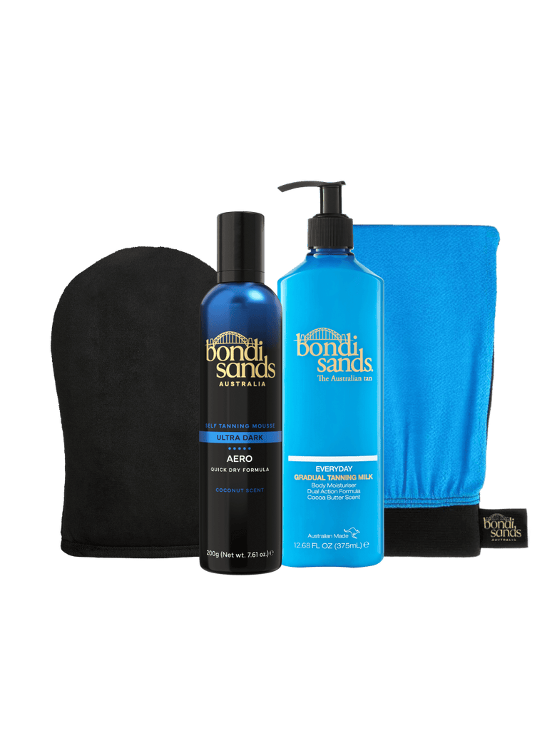 Aero Ultra Dark Self Tanning Routine Bundle – Bondi Sands USA