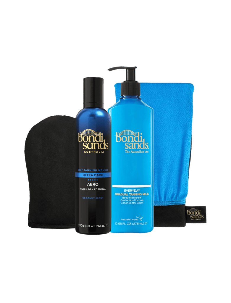Aero Ultra Dark Self Tanning Routine Bundle – Bondi Sands USA