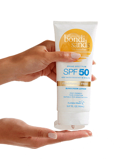 Fragrance shop free sunscreen