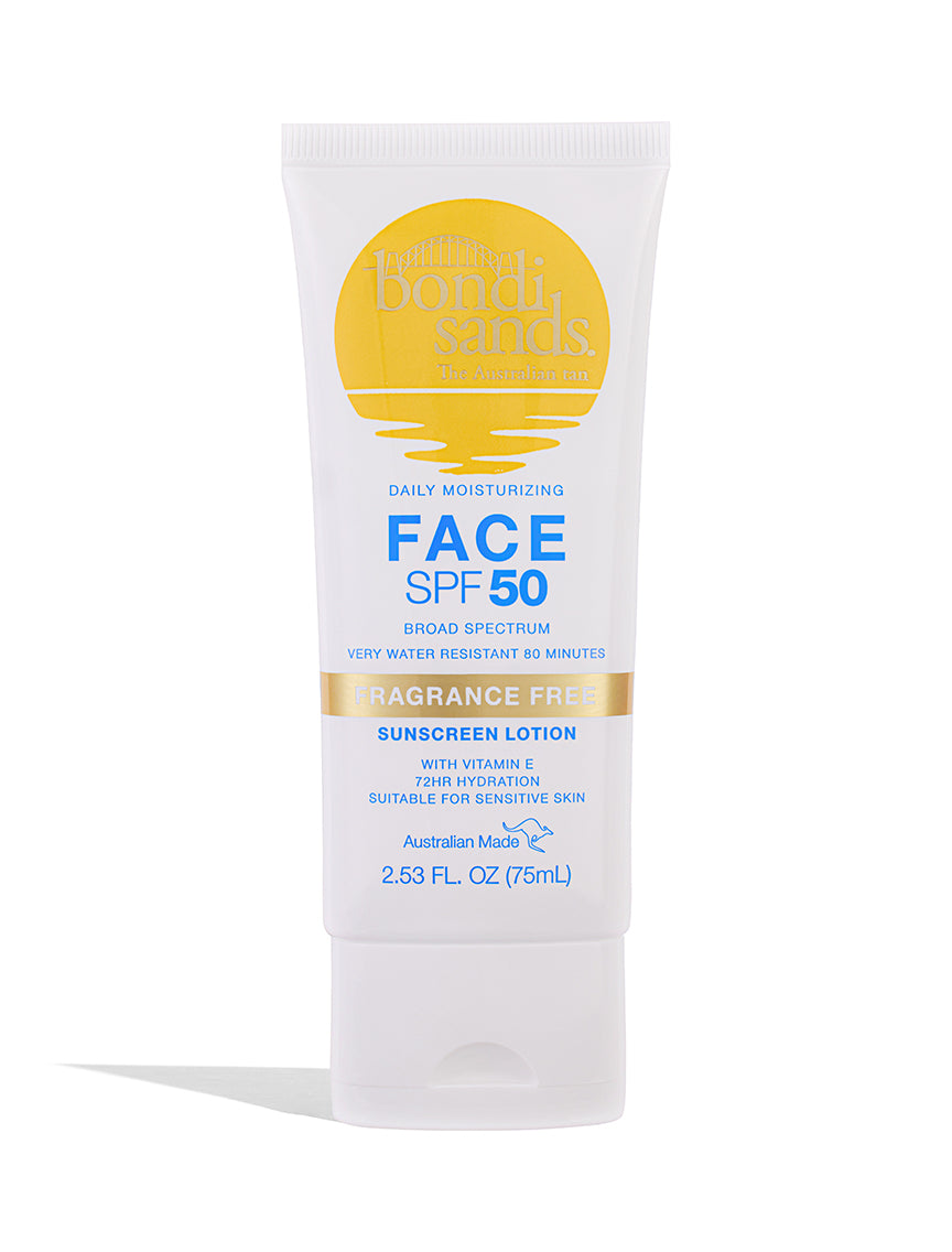 SPF 50 Fragrance Free Face Sunscreen Lotion