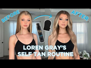 Dark Self Tanning Foam and Application Mitt Bundle