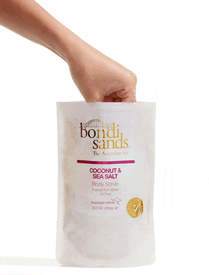 Coconut Rum Body Scrub Made to Buff Away Dull Dead Skin Cells