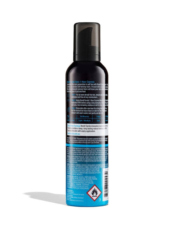 Aero 1 Hour Express Self Tanning Foam Ingredients