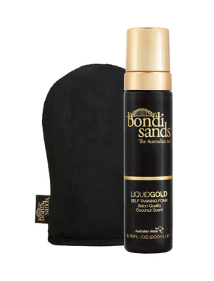 Liquid Gold Foam & Application Mitt Bundle