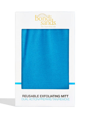 Dual Action Reusable Exfoliating Mitt in Bondi Sands Packaging